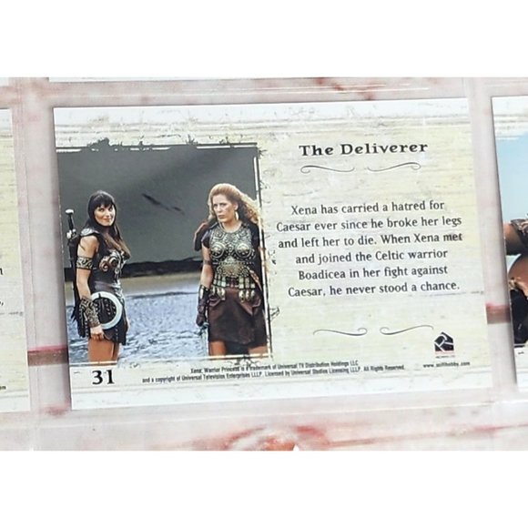 Xena Warrior Princess Collectible 9 Trading Card Bundle -Rittenhouse Archives - Picture 4 of 14